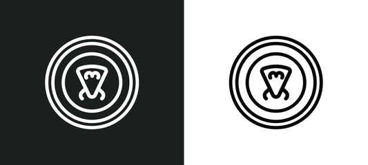 devotion icon isolated in white and black colors. devotion outline vector icon from zodiac collection for web, mobile apps and ui.