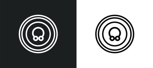coagulation icon isolated in white and black colors. coagulation outline vector icon from zodiac collection for web, mobile apps and ui.
