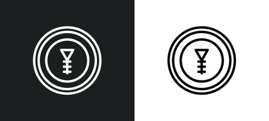 soapstone icon isolated in white and black colors. soapstone outline vector icon from zodiac collection for web, mobile apps and ui.