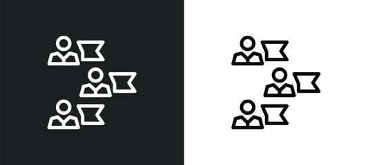 ranking factor icon isolated in white and black colors. ranking factor outline vector icon from business collection for web, mobile apps and ui.