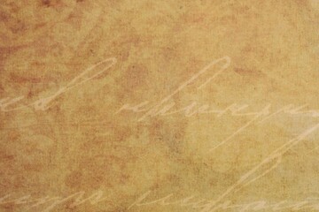 Texture of parchment paper as background, top view