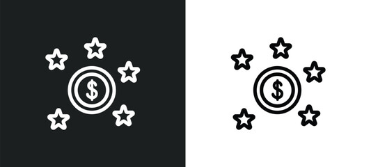 new icon isolated in white and black colors. new outline vector icon from e commerce and payment collection for web, mobile apps and ui.