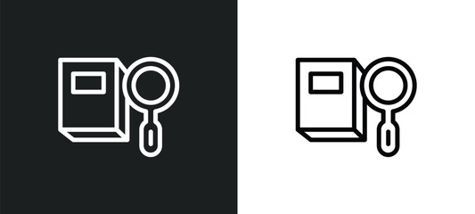 research with books icon isolated in white and black colors. research with books outline vector icon from education collection for web, mobile apps and ui.