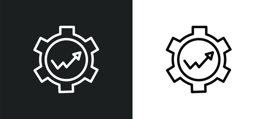 potential icon isolated in white and black colors. potential outline vector icon from marketing collection for web, mobile apps and ui.