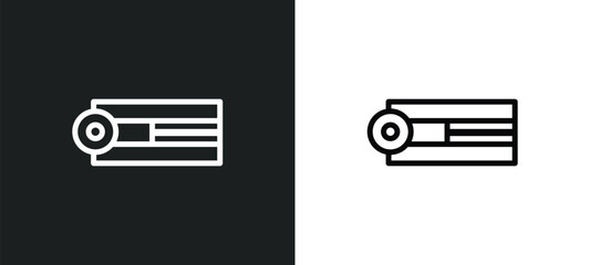 stapler remover icon isolated in white and black colors. stapler remover outline vector icon from miscellaneous collection for web, mobile apps and ui.