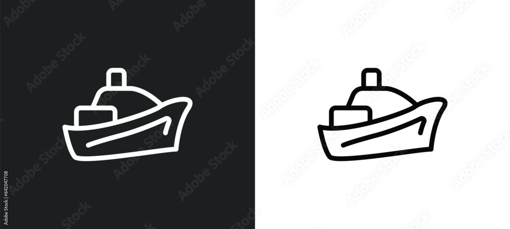 Wall mural speed boat icon isolated in white and black colors. speed boat outline vector icon from nautical col