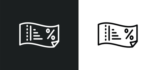 voucher icon isolated in white and black colors. voucher outline vector icon from payment collection for web, mobile apps and ui.