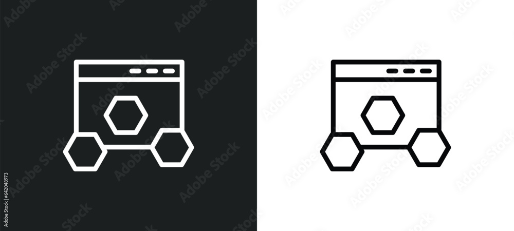 Wall mural programming language icon isolated in white and black colors. programming language outline vector ic - Wall murals