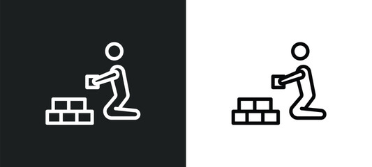 people playing rummy icon isolated in white and black colors. people playing rummy outline vector icon from recreational games collection for web, mobile apps and ui.