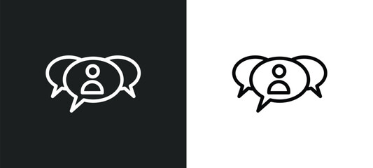 viral marketing icon isolated in white and black colors. viral marketing outline vector icon from search engine optimization collection for web, mobile apps and ui.