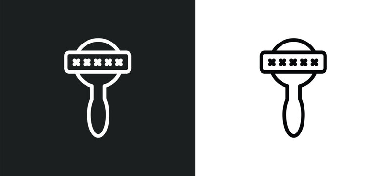 keywords icon isolated in white and black colors. keywords outline vector icon from search engine optimization collection for web, mobile apps and ui.