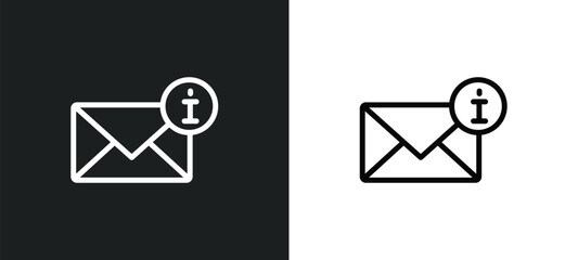 email? icon isolated in white and black colors. email? outline vector icon from strategy collection for web, mobile apps and ui.