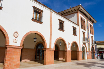 Fototapeta na wymiar City council of Palos de la Frontera, Huelva, Andalucia, Spain