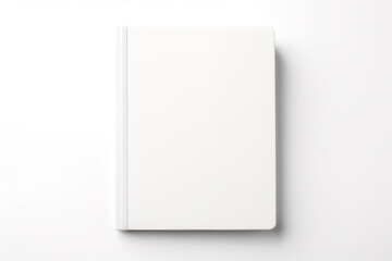 Empty notebook on white background , isolate