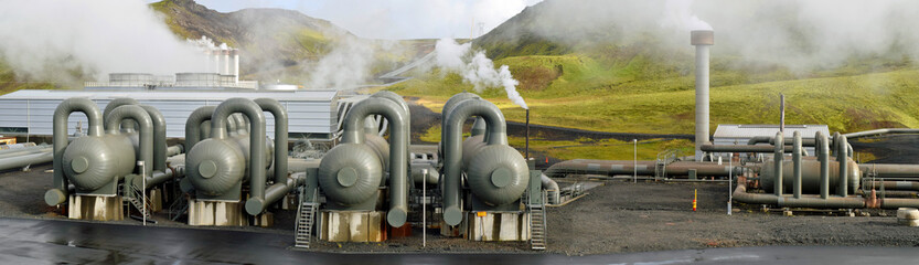 Geothermal  energy  generator In Iceland 