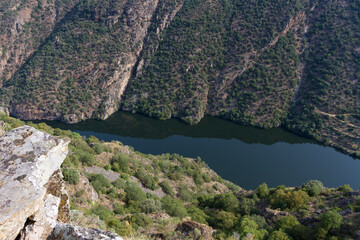 Aldeadavila dam,  Lastron lookout, Las Arribes del Duero, Salamanca, Castilla y Leon, Spain