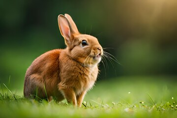 Fototapeta premium rabbit in the grass