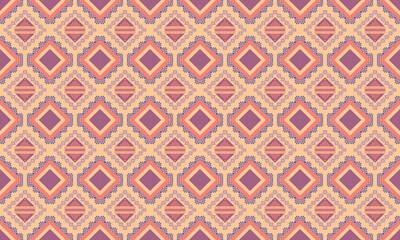 Obraz premium Geometric ethnic pattern for background,fabric,wrapping,clothing,wallpaper,Batik,carpet,embroidery style. 
