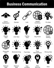 A set of 20 business icons as remove tag, call tag, download tag