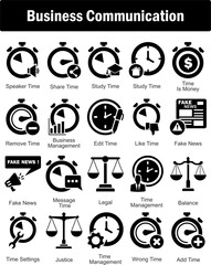 A set of 20 business icons as remove card, credit card, cut price