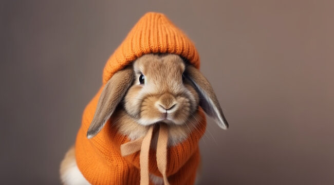 Pumpkins pattern, created with Generative AI technology.