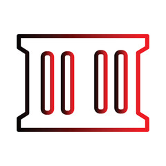 Cargo Container Freight Icon