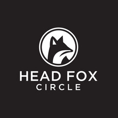 fox head Logo Icon Symbol Vector Graphic Design Vector
