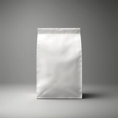 Stand-up pouch bags isolated on white background. AI Generated