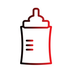 Bottle Milk Dot Icon