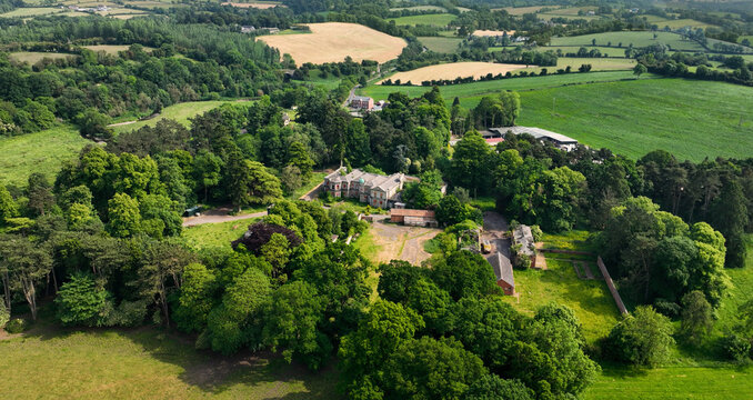 Aerial photo of Milford House Milford Armagh City Co Armagh Northern Ireland 08-08-23