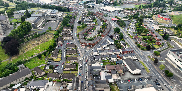 Aerial photo of Residential housing Armagh City Co Armagh Northern Ireland