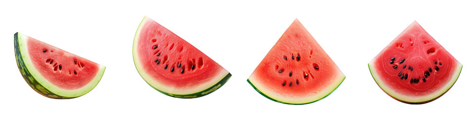 Watermelon on a transparent background