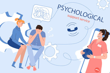 Psychological Support Collage