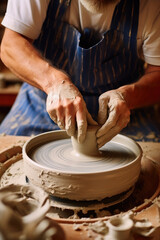 Ceramic Vase Production in Progress