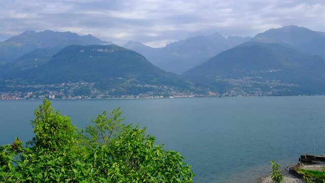 Northern Italy, Lake Como seen from Piona abbey
