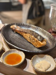Pans seared salmon