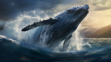 Wildlife nature blue water sea mammal ocean humpback animals marine whale