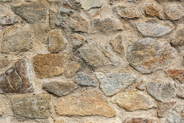 Detail of restored Romanesque masonry at Znojmo Castle