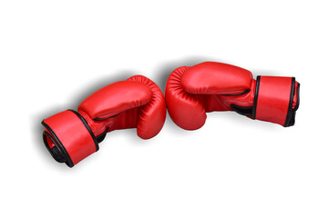 boxing gloves isolated on white background. This has clipping path.
