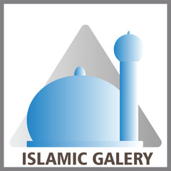 Islamic icon background design 