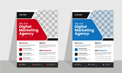 Corporate Business Flyer Template Design. Modern Flyer Design.