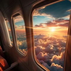 Poster view from the airplane window © nataliya_ua
