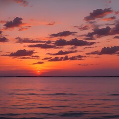 Fototapeta premium sunset over the sea