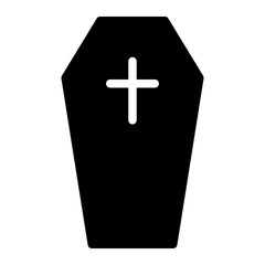 Obraz premium catholic glyph icon