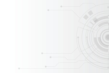 White and grey template for design. Business and banner background. Abstract space for design. Network style with rectangular shape4.