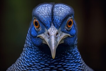 Fototapeta premium Close-up portrait of a bluebird