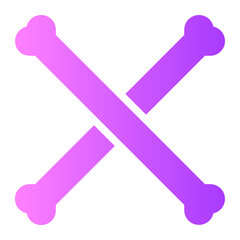 bone gradient icon
