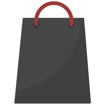 black shopping bag red line gift storage bag black coupon store discount percentage and shopping black plastic shopping basket Dare to shop in convenience
