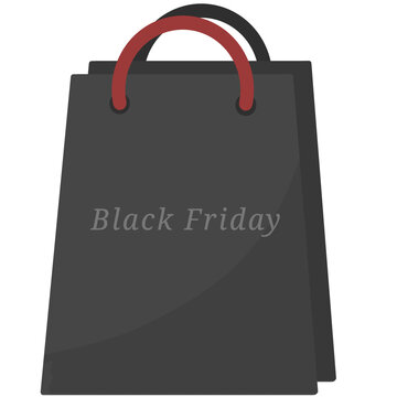 black shopping bag red line gift storage bag black coupon store discount percentage and shopping black plastic shopping basket Dare to shop in convenience