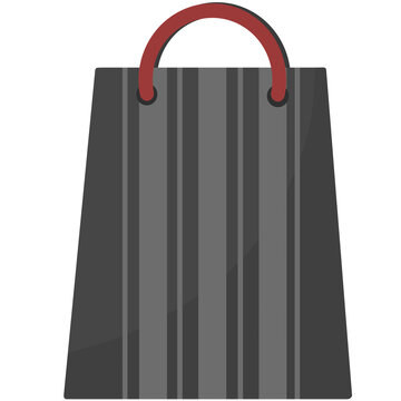 black shopping bag red line gift storage bag black coupon store discount percentage and shopping black plastic shopping basket Dare to shop in convenience